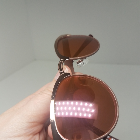 Anthropolgie Ett:twa Rose Gold Copper Sunglasses - Picture 10 of 13